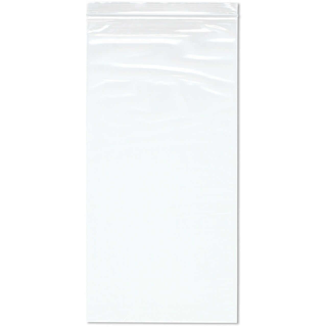 Plymor 8" x 16" (Pack of 100), 2 Mil Zipper Reclosable Plastic Bags